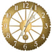 Weather Scientific Conant Collections Jeffersonian Clock (Living Finish Brass) C26LFB front details