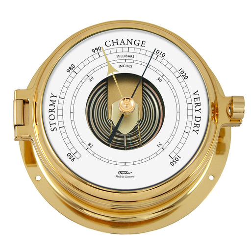 Weather Scientific Fischer 1605B-45 Barometer 160 mm brass case