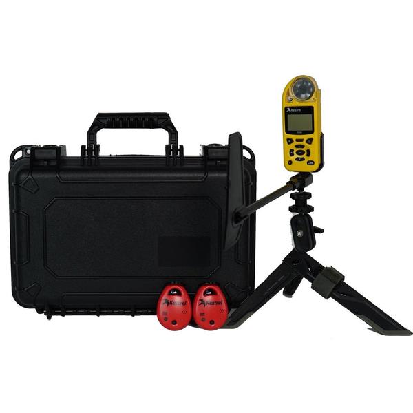 Weather Scientific Kestrel Storm Chaser Kit with Kestrel 5500 Weather Meter, Vane Mount, Mini Tripod, Two D3 DROPs on tripod
