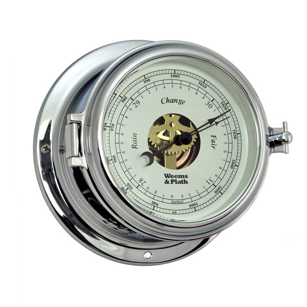 Weather Scientific Weems & Plath Chrome Endurance II 115 Open Dial Barometer Weems & Plath 