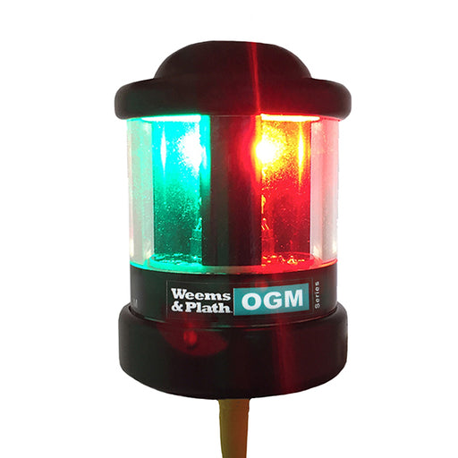 Weather Scientific Weems & Plath Q TriColor/Anchor LED Nav Light with Photodiode in Black Housing Weems & Plath 