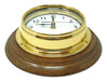 Weather Scientific Tabic Clocks Handmade Solid Brass Arabic Clock Mounted on an English Oak Wall Mount Tabic Clocks 