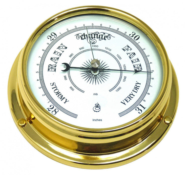Weather Scientific Tabic Clocks Handmade Solid Brass Traditional Barometer B-TRD-WHT Tabic Clocks 