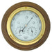 Weather Scientific Tabic Clocks Handmade Solid Brass Barometer/Thermometer/Hygrometer on an English Oak Wall Mount Tabic Clocks 