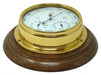 Weather Scientific Tabic Clocks Handmade Solid Brass Barometer/Thermometer/Hygrometer on an English Oak Wall Mount Tabic Clocks 