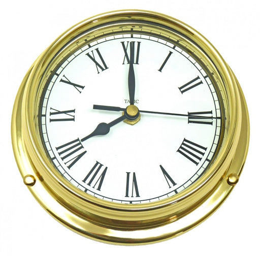 Weather Scientific Tabic Clocks Handmade Solid Brass Roman Clock B-RMN-WHT Tabic Clocks 