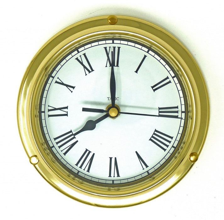 Weather Scientific Tabic Clocks Handmade Solid Brass Roman Clock B-RMN-WHT Tabic Clocks 