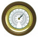 Weather Scientific Tabic Clocks Handmade Solid Brass Thermometer on an English Oak Wall Mount Tabic Clocks 