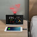 Weather Scientific La Crosse Technology C82929V2 WiFi Projection Alarm Clock bedside setup with projection
