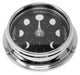 Weather Scientific Tabic Clocks Handmade Prestige Moon Phase Clock in Chrome with Jet Black Dial created with a mirrored backdrop Tabic Clocks 