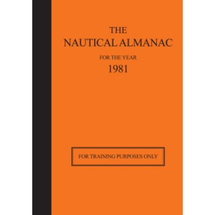 Weather Scientific The Nautical Almanac 1981 Starpath 