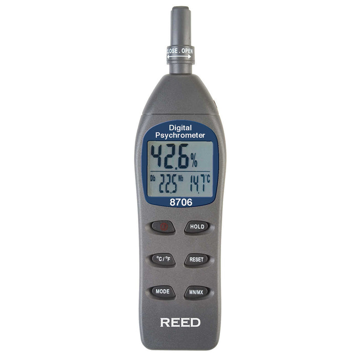 Weather Scientific REED Instruments 8706 Psychrometer / Thermo-Hygrometer, includes ISO Certificate Reed Instruments 
