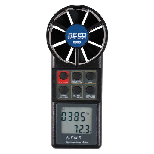 Weather Scientific REED Instruments 8906 Vane Thermo-Anemometer with Air Volume, includes ISO Certificate Reed Instruments 
