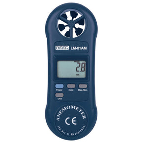 Weather Scientific REED LM-81AM Compact Vane Anemometer, includes ISO Certificate Reed Instruments 