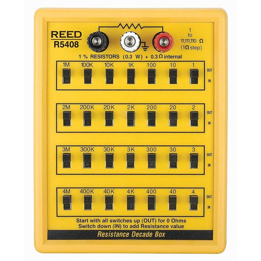 Weather Scientific REED R5408 Resistance Decade Box, includes ISO Certificate Reed Instruments 