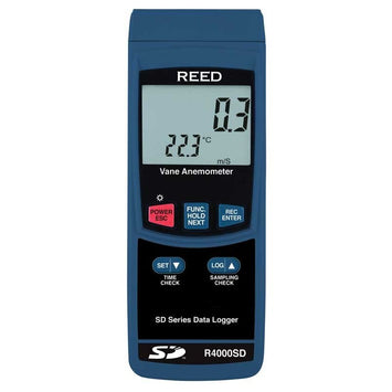 Weather Scientific REED R4000SD Data Logging Vane Thermo-Anemometer, includes ISO Certificate Reed Instruments 