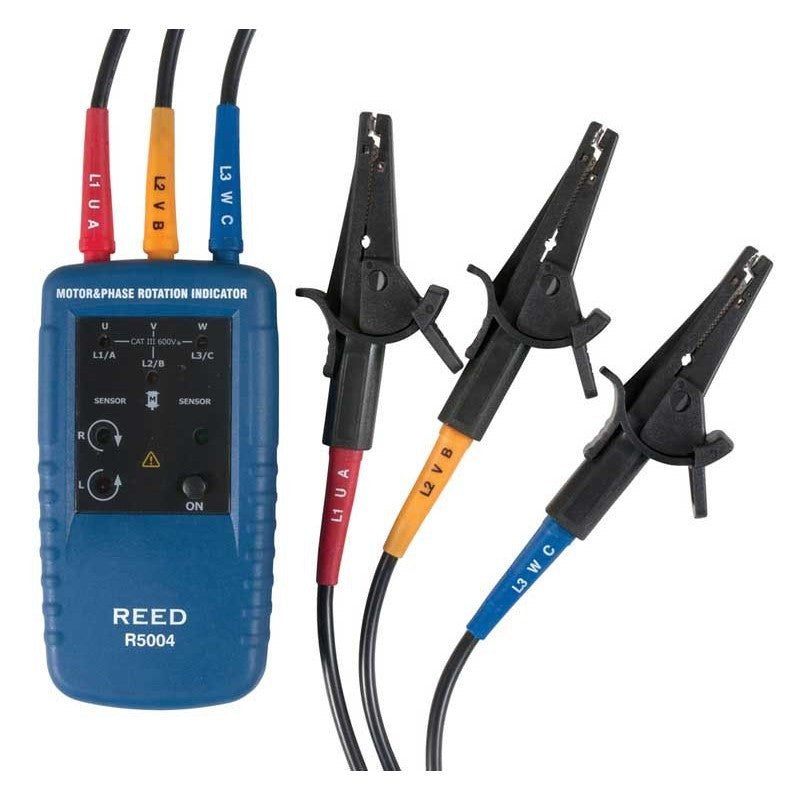 Motor Rotation Check 3-PHASE & MOTOR ROTATION TESTER W/NIST CERT — Weather Scientific