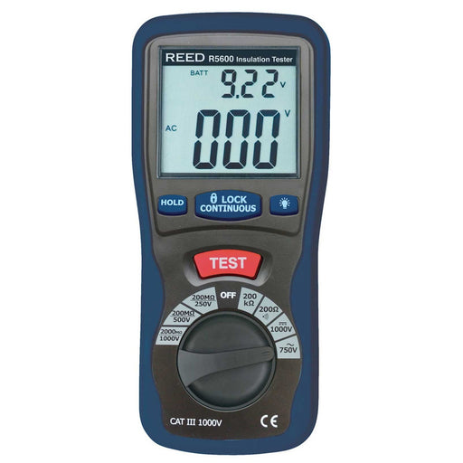Weather Scientific REED R5600 Insulation Tester, includes ISO Certificate Reed Instruments 
