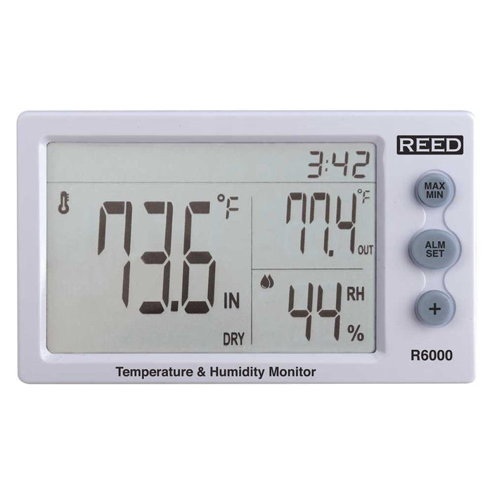 Weather Scientific REED R6000 Temperature and Humidity Meter, includes ISO Certificate Reed Instruments 