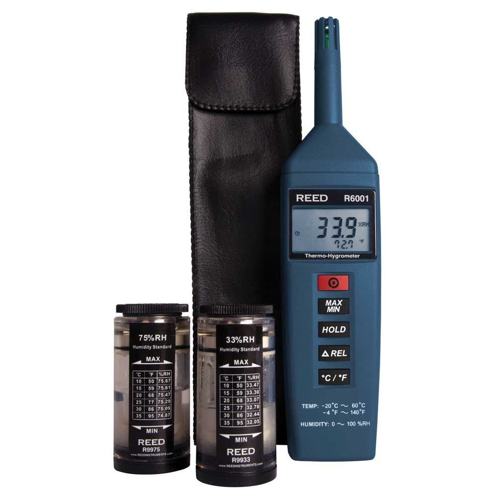 THERMOHYGROMETER WITH HUMIDITY CALIBRATION STANDARDS — Weather Scientific