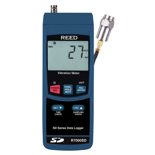 Weather Scientific REED R7000SD Data Logging Vibration Meter, includes ISO Certificate Reed Instruments 