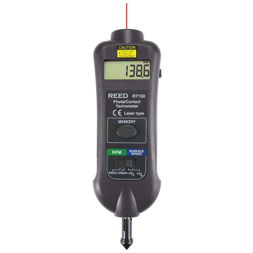 Weather Scientific REED R7150 Professional Combination Contact / Laser Photo Tachometer Reed Instruments 