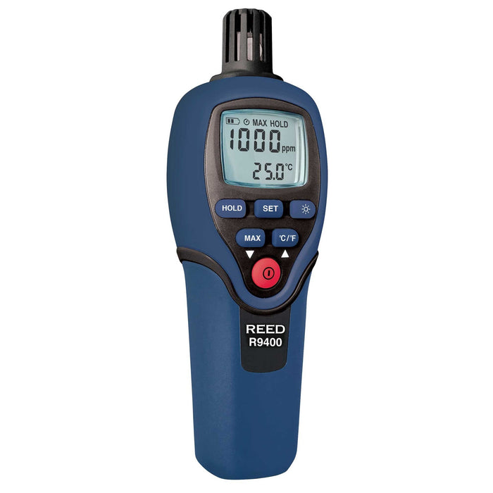 Weather Scientific REED R9400 Carbon Monoxide Meter with Temperature, includes ISO Certificate Reed Instruments 