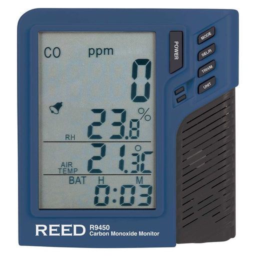 Weather Scientific REED R9450 Carbon Monoxide Monitor with Temperature and Humidity Reed Instruments 