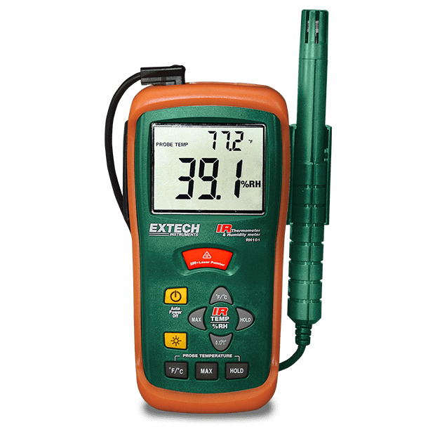 Teledyne Flir Hygro-Thermometer + InfraRed Thermometer Extech RH101
