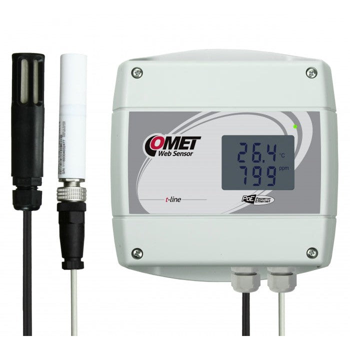 Weather Scientific Comet WebSensor with PoE - remote temeperature, humidity, CO2 concentration with Ethernet interface Comet 